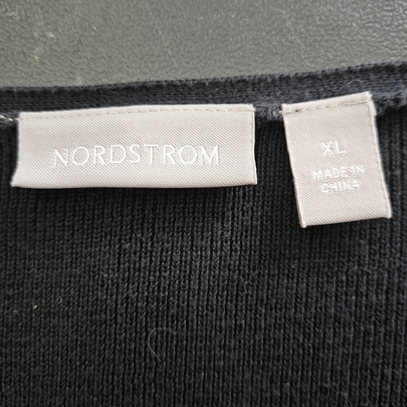 Nordstrom 100% Silk Jersey - Black - Size XL - Picture 6 of 7